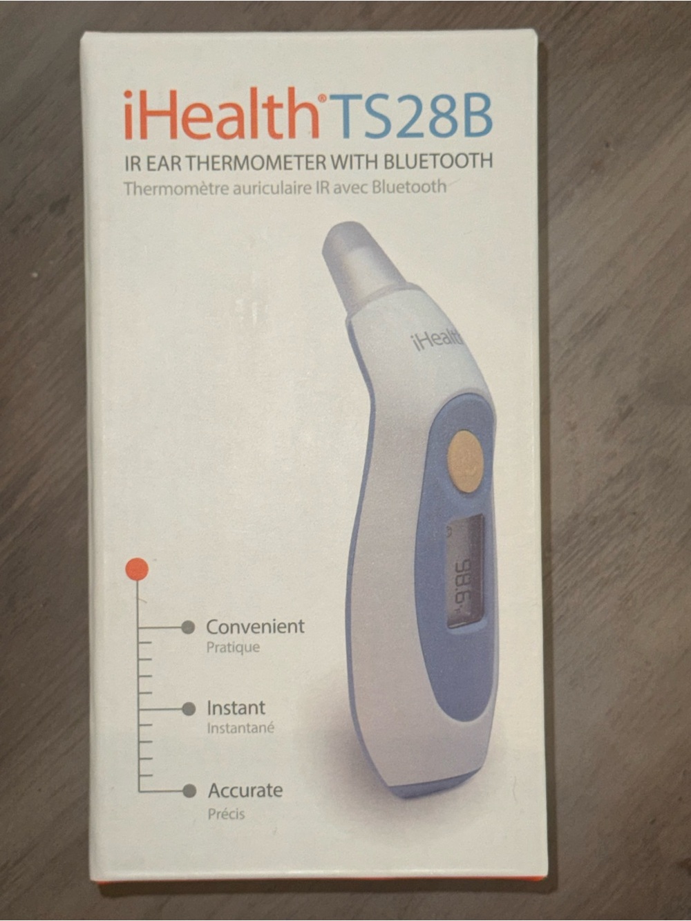 iHealth TS28B IR Ear Thermometer with Bluetooth